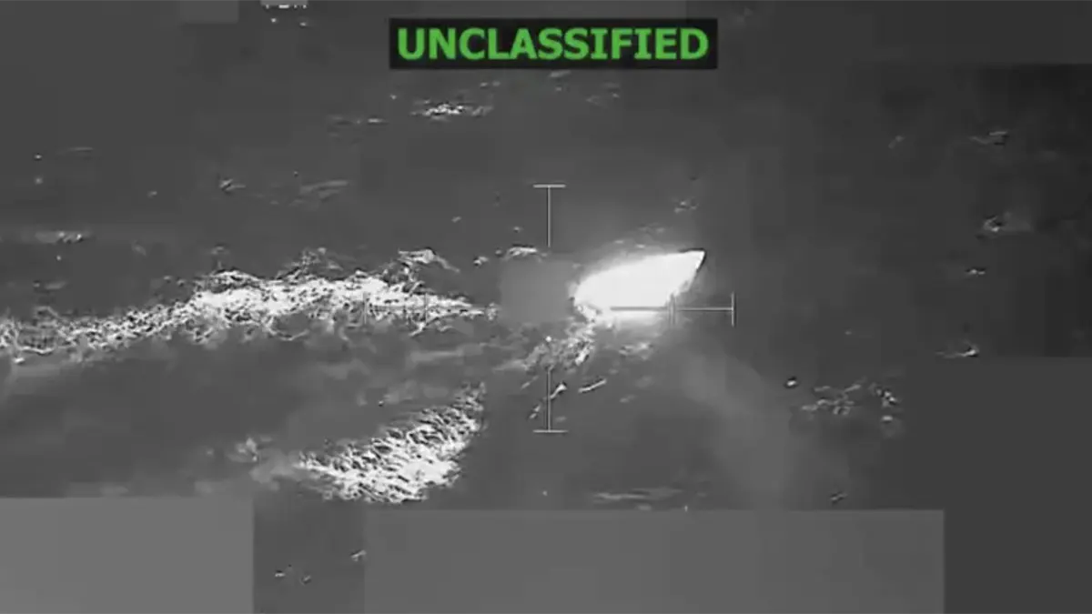 EE. UU. destruye otra embarcación en el Pacífico y deja tres fallecidos en operativo antinarcóticos