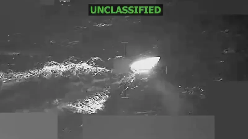 EE. UU. destruye otra embarcación en el Pacífico y deja tres fallecidos en operativo antinarcóticos