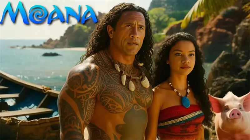 Disney lanza el primer teaser del live-action de Moana con Dwayne Johnson y Catherine Lagaʻaia