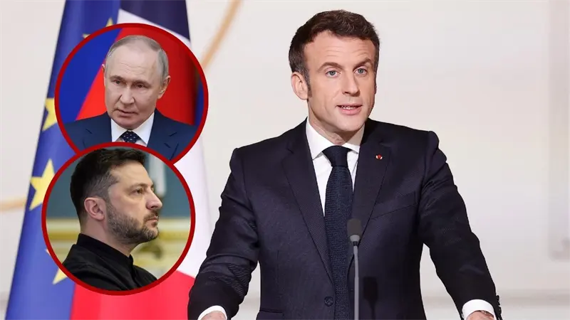 Macron condena adicción de Rusia por la guerra cuando todo está dispuesto para la paz