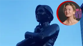 Renée Zellweger inaugura una estatua dedicada a Bridget Jones en Londres