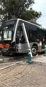 Pánico en São Paulo: autobús fuera de control deja 12 heridos y daños en 16 vehículos