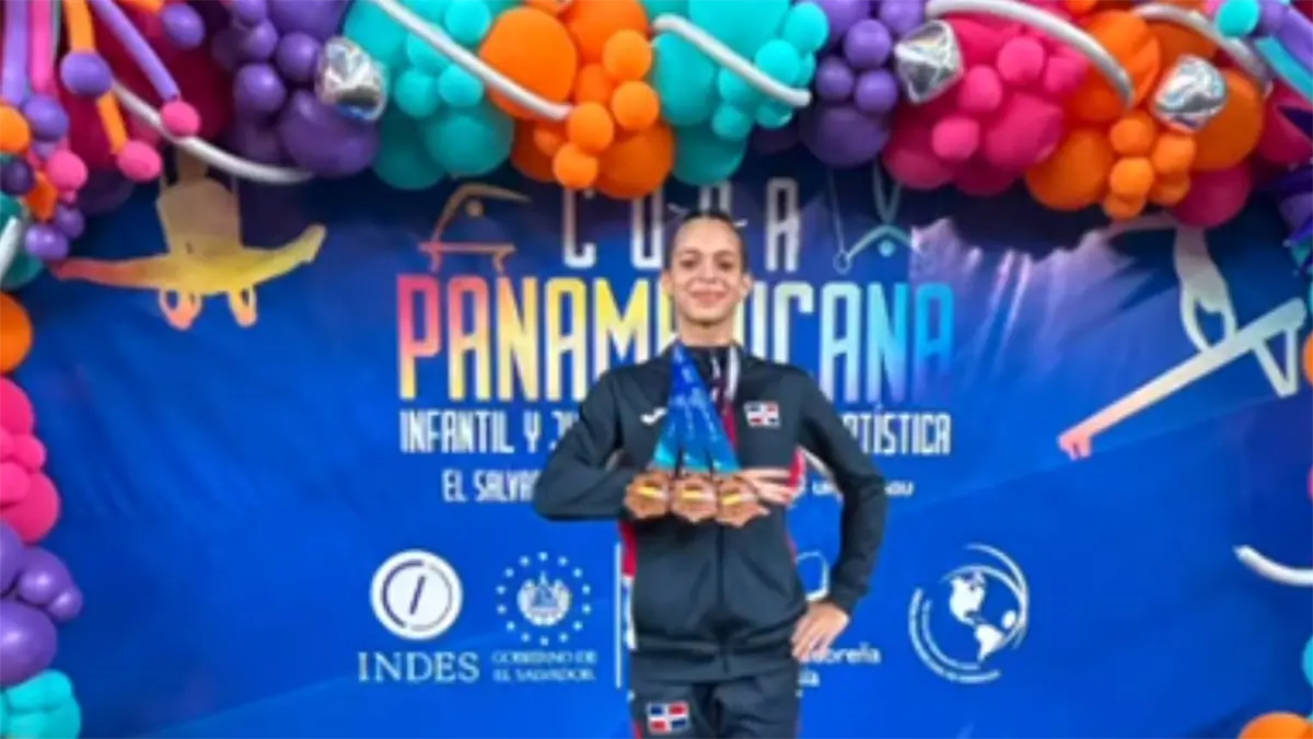Mía Lugo conquista tres medallas panamericanas de bronce representando a la República Dominicana