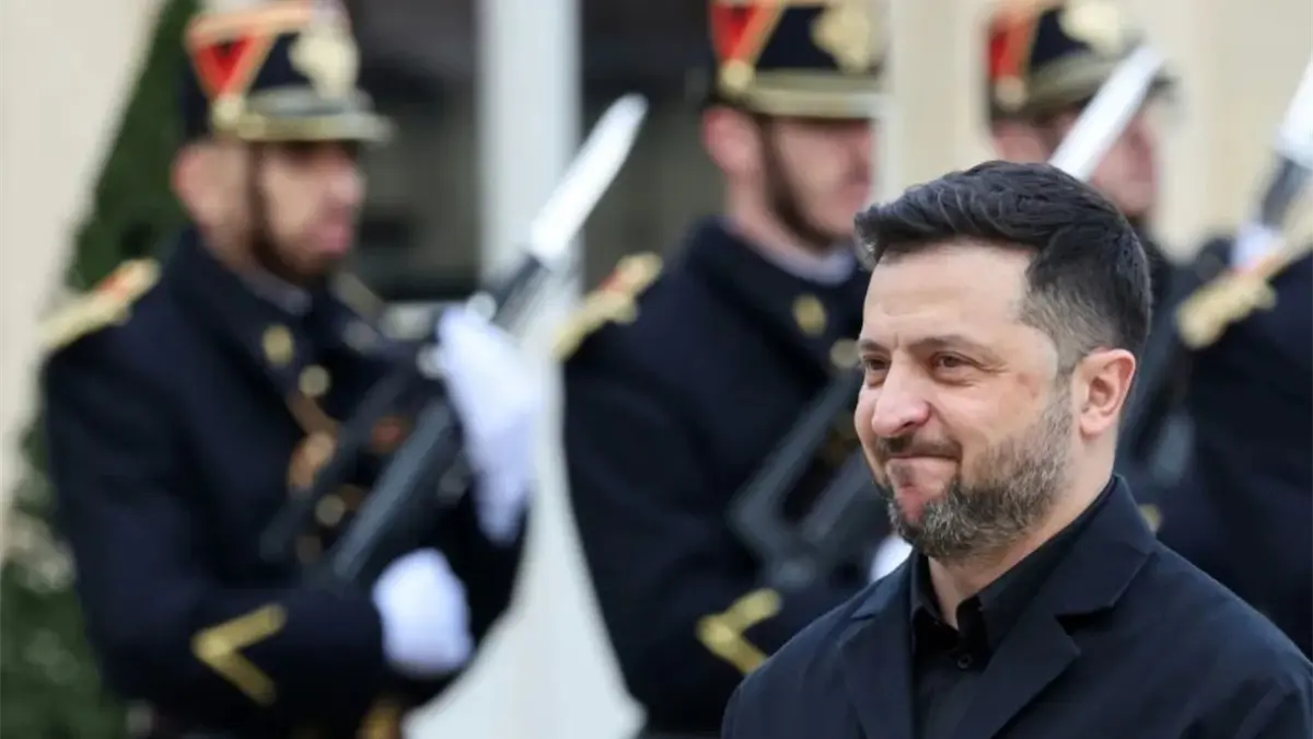 Zelenski visita el Parlamento español en el inicio de su visita a Madrid