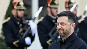 Zelenski visita el Parlamento español en el inicio de su visita a Madrid