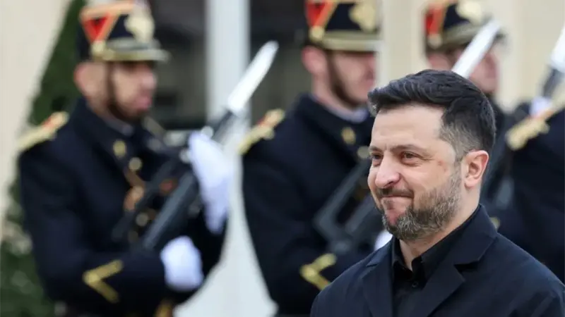 Zelenski visita el Parlamento español en el inicio de su visita a Madrid