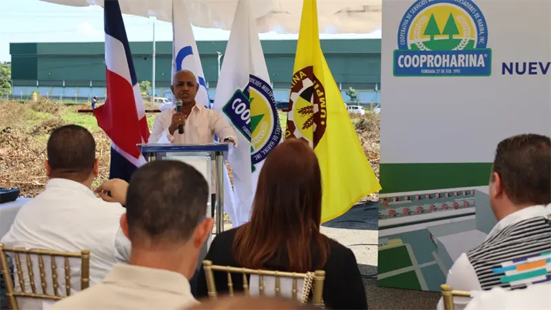 Cooproharina inicia construcción de nuevo molino en el DISDO con inversión superior a RD$1,100 millones