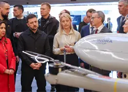 Zelenski se interesa en España por sistemas avanzados antidrones y radares militares