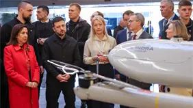 Zelenski se interesa en España por sistemas avanzados antidrones y radares militares