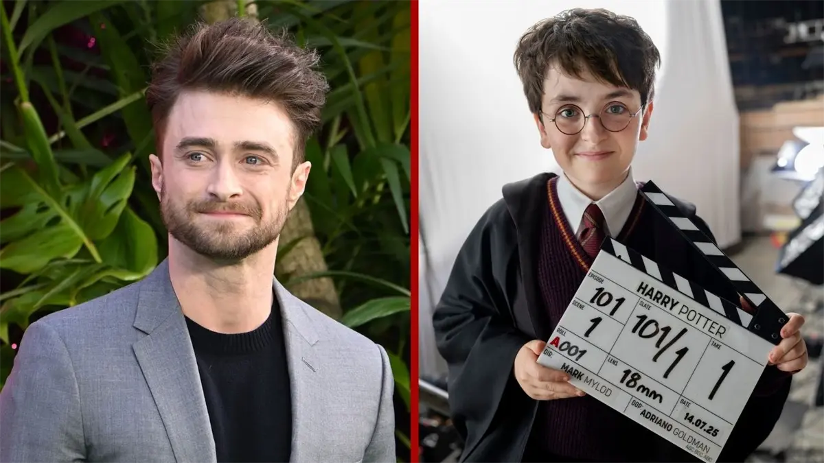 Daniel Radcliffe y Dominic McLaughlin