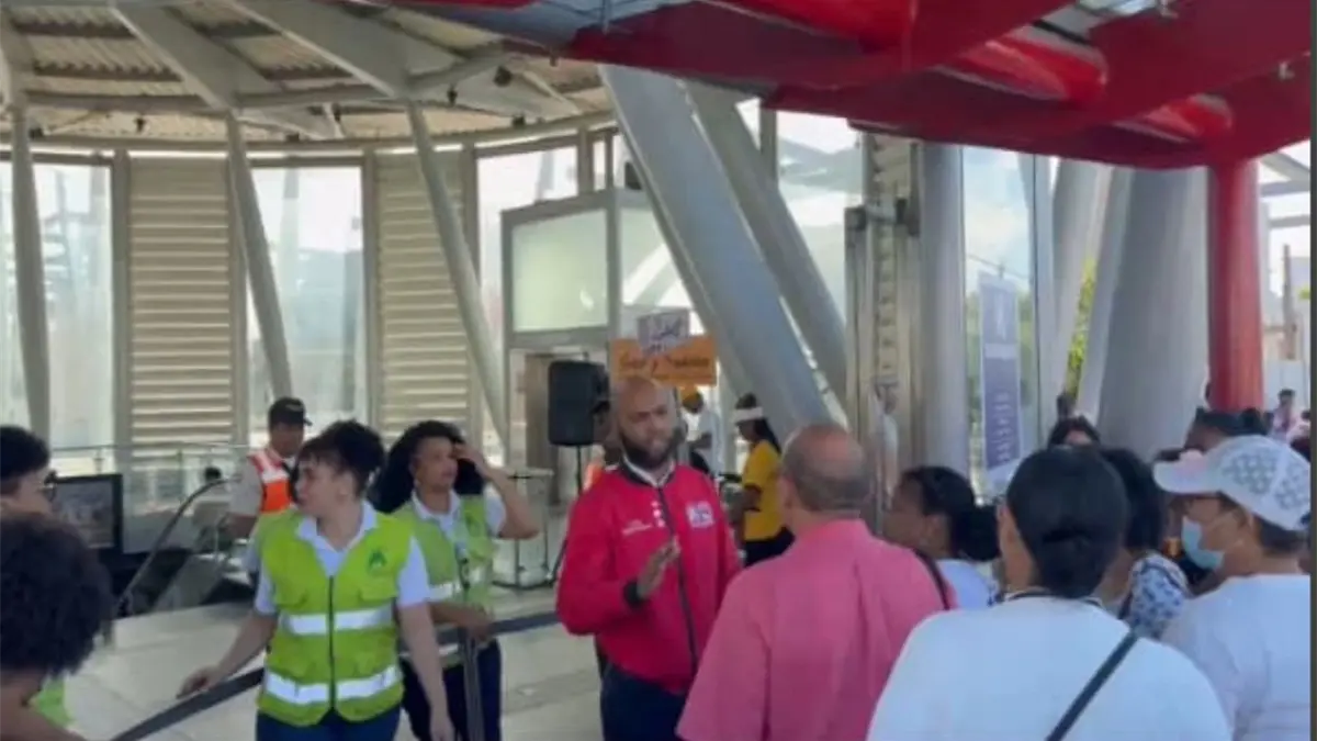 Cierre de estación en el kilómetro 9 provoca quejas entre usuarios del Metro de Santo Domingo
