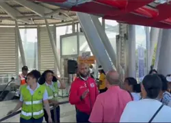 Cierre de estación en el kilómetro 9 provoca quejas entre usuarios del Metro de Santo Domingo