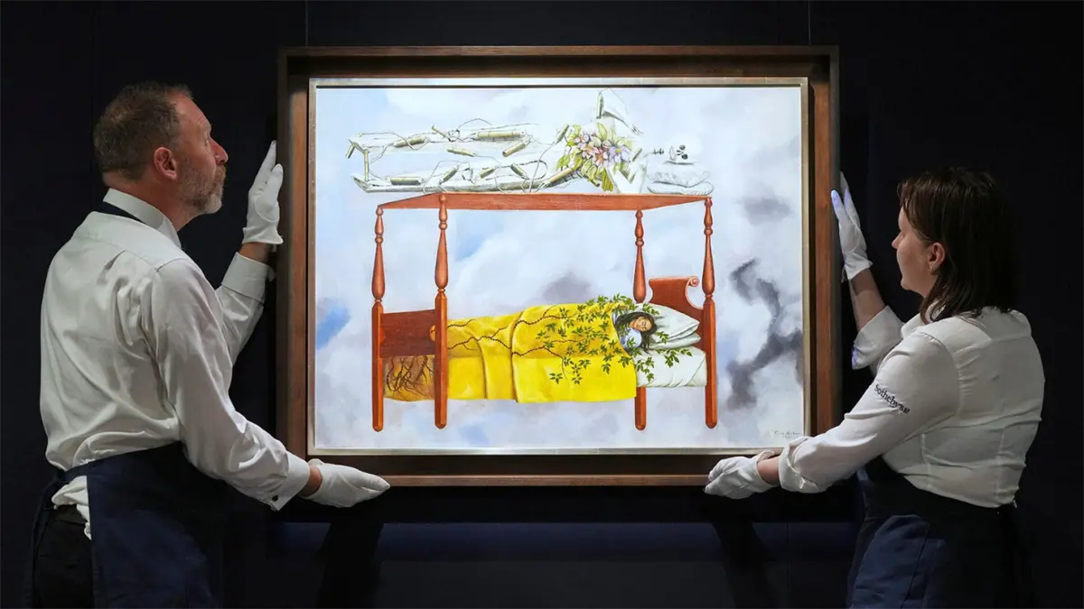 Pintura de Frida Kahlo en subasta podría convertirse en la obra más cara de una mujer