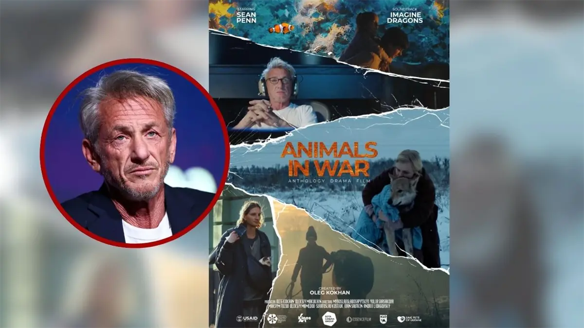 El actor Sean Penn actúo en la película Animals of Wars.