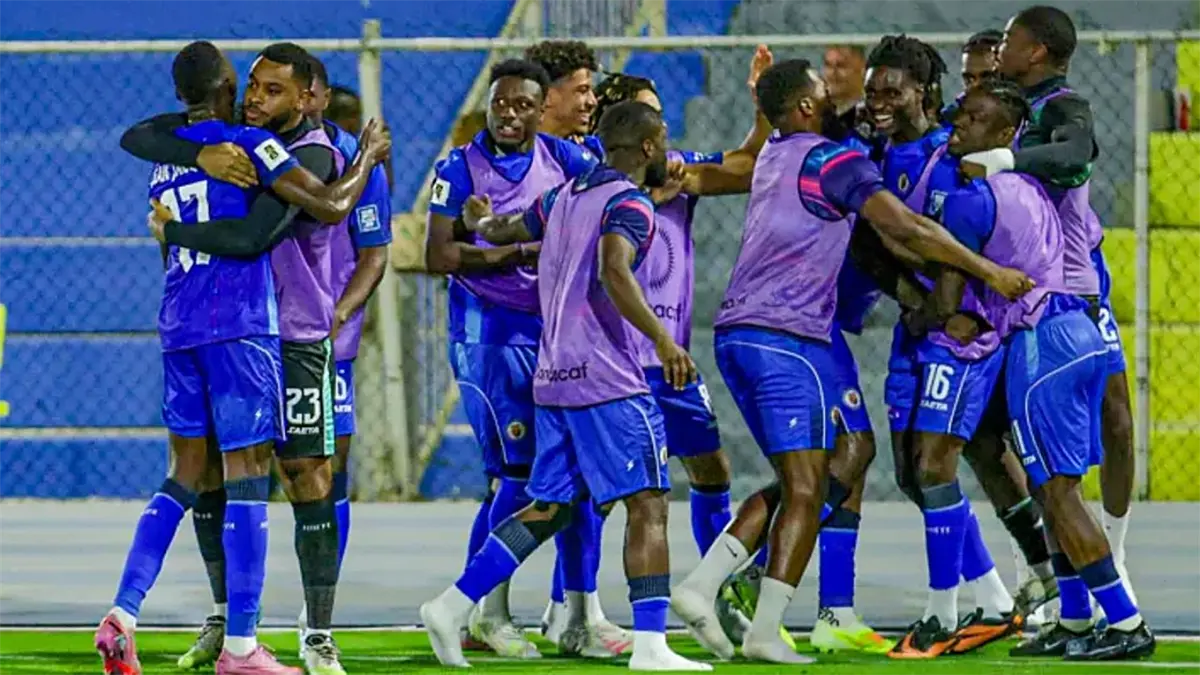 Equipo de Haití pasa al Mundial 2026.