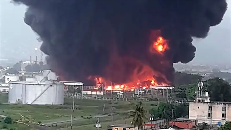 Pdvsa informa que incendio en Petrocedeño Anzoátegui fue sofocado sin heridos ni daños