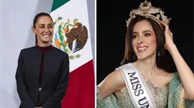 Sheinbaum felicita a Miss Universo México y la califica de "ejemplo de valentía"