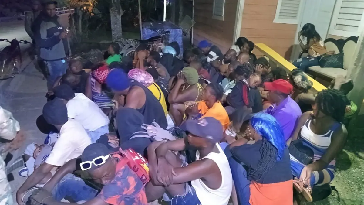 Haitianos en Dajabón.