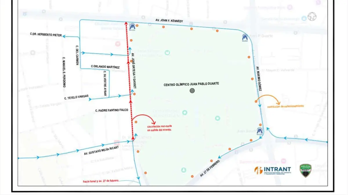 Plan de movilidad por concierto en el Estadio Olímpico