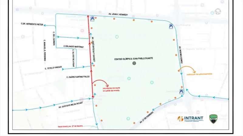 Plan de movilidad por concierto en el Estadio Olímpico