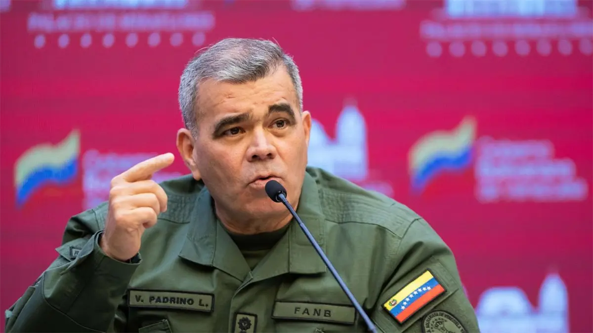 Ministro de Defensa de Venezuela, Vladimir Padrino López.