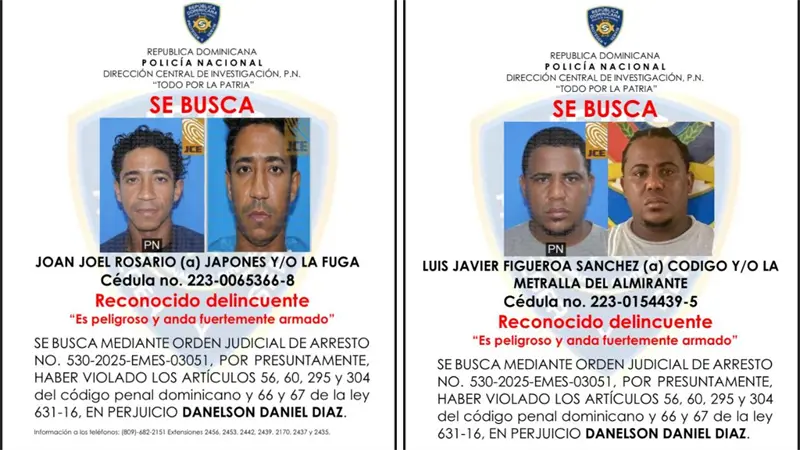 Policía Nacional y Ministerio Público identifican a presuntos autores de homicidio en Santo Domingo Este