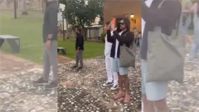 Bad Bunny recorre la Ciudad Colonial durante su visita a República Dominicana