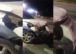 Accidente múltiple en avenida John F. Kennedy afecta cinco vehículos y diez personas