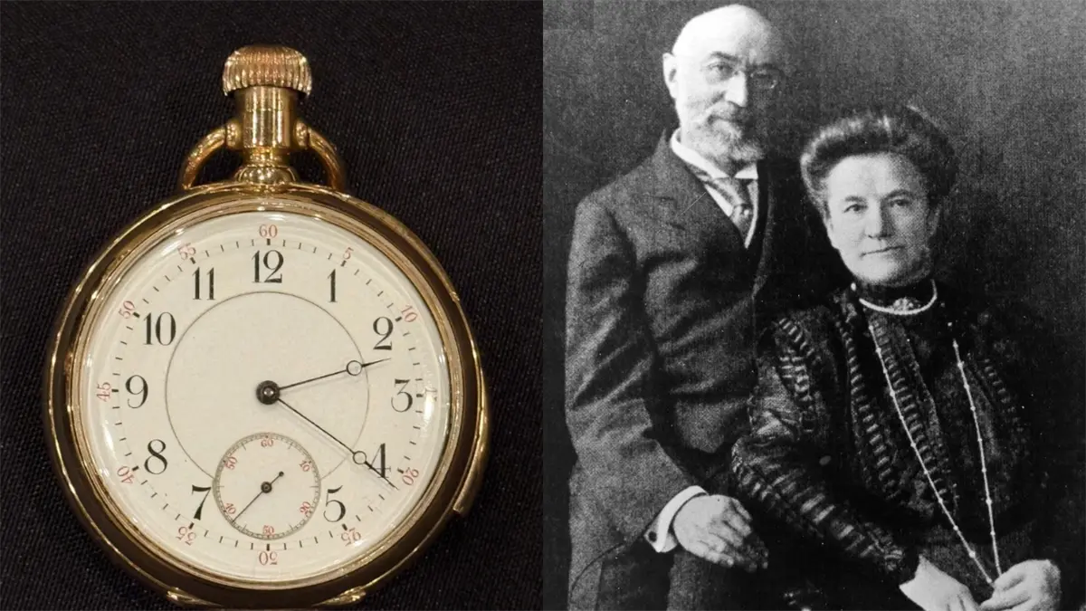 Reloj del Titanic de la pareja que murió abrazada se vende por 2,3 millones de dólares