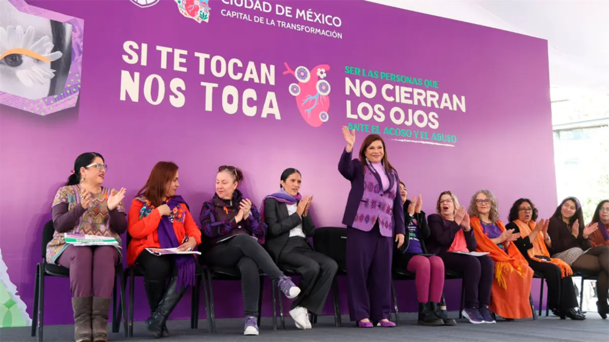 Ciudad de México lanza la campaña Si te tocan, nos toca contra la violencia de género