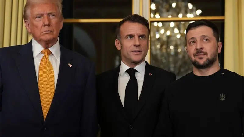 Macron asegura que EE.UU. se comprometió a enviar tropas a Ucrania tras el alto el fuego