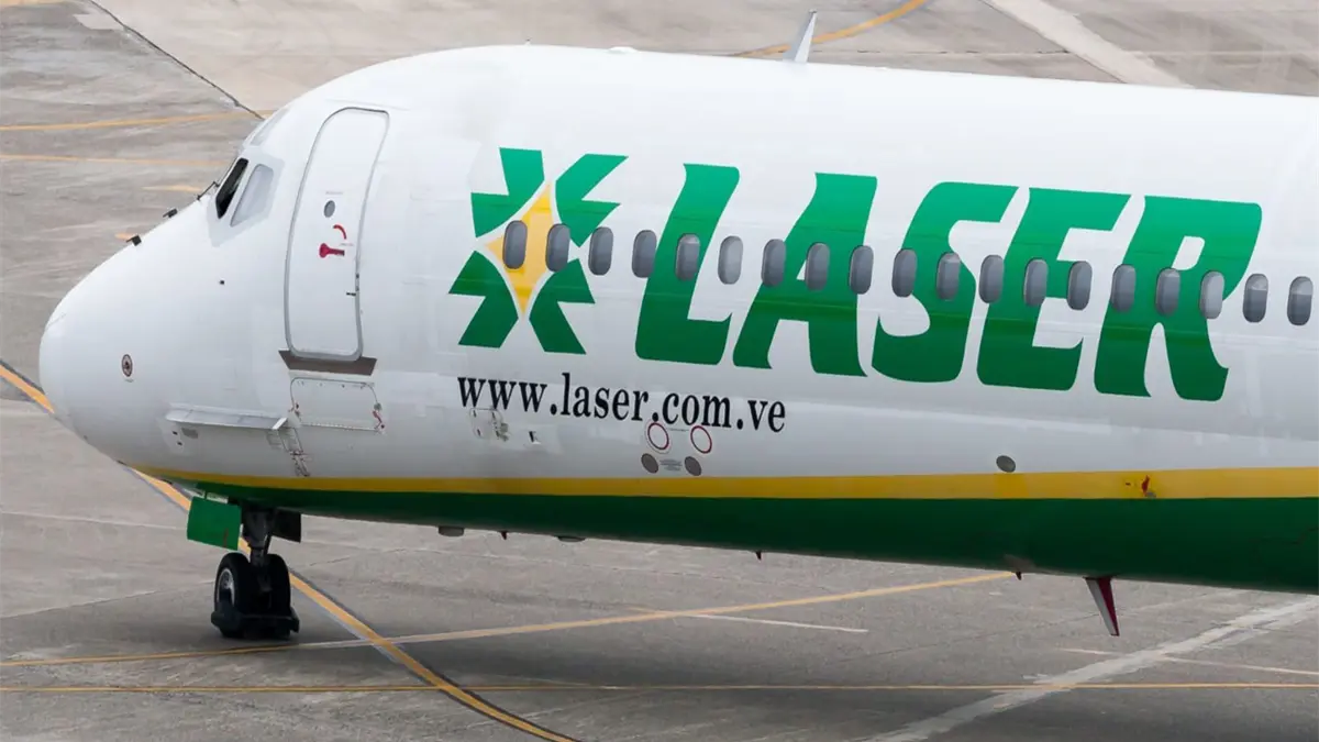 La aerolínea venezolana Laser suspende sus vuelos a Madrid hasta el 1 de diciembre