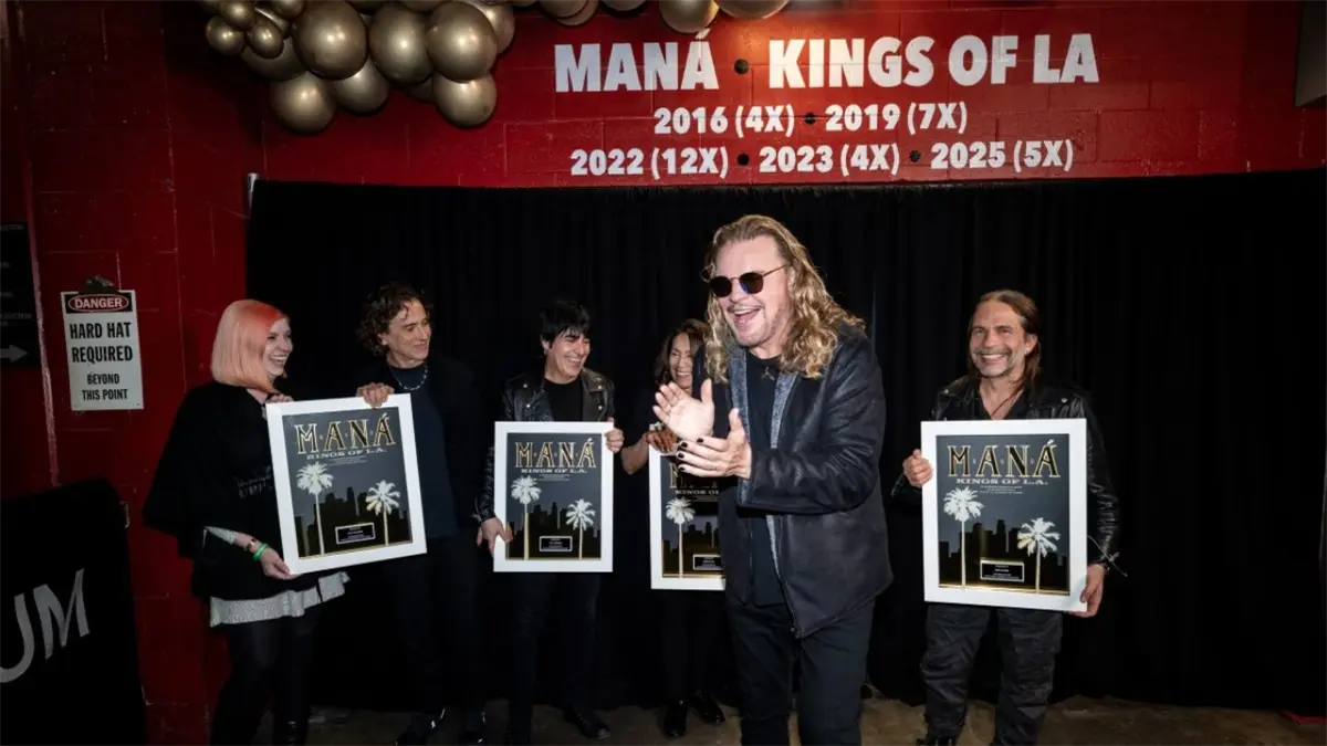 Maná rompe récord en concierto en Los Ángeles