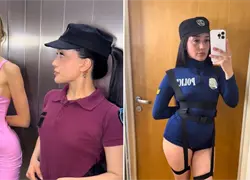¿Demasiado hot? Sancionan a una policía por sus indecorosos videos de TikTok