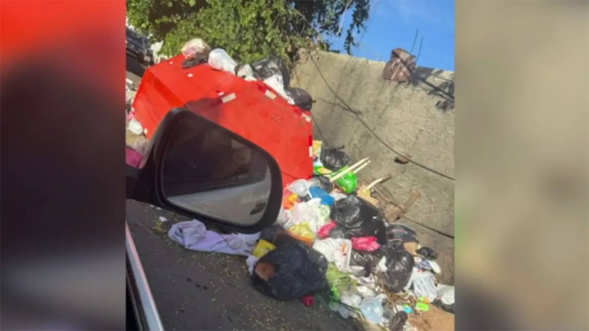 Residentes de Santo Domingo Este y Baní denuncian acumulación de basura y contaminación ambiental