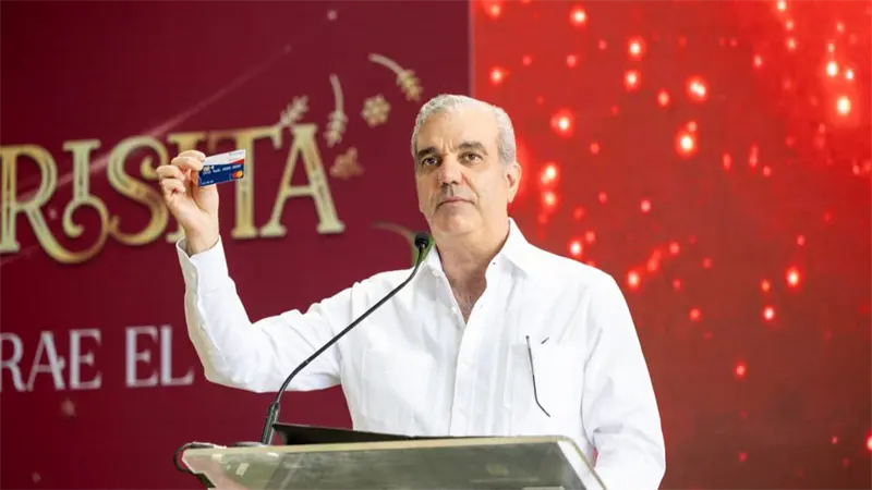 Abinader lanza bono navideño 2025 para 2.6 millones de dominicanos