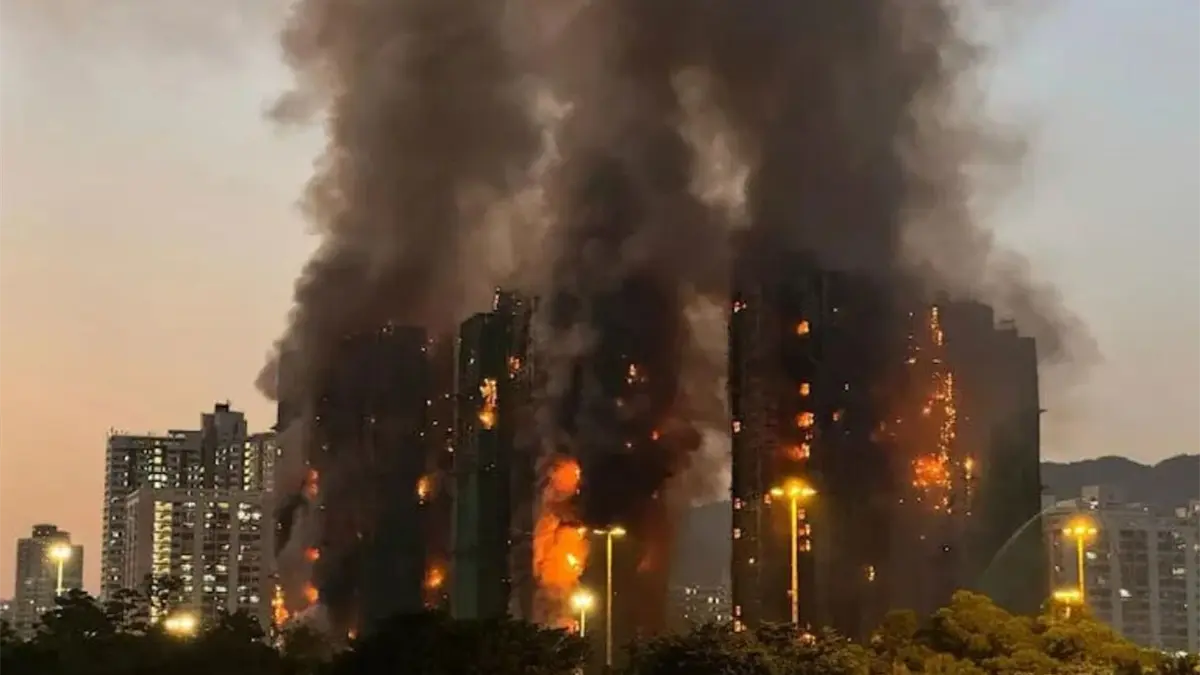 El incendio de Hong Kong, uno de los más graves de este siglo