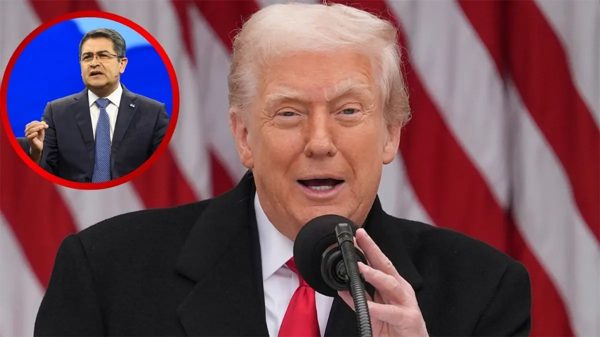 El presidente de EE. UU. Donald Trump anuncia este viernes su intención de conceder un "indulto total y completo" al exmandatario hondureño Juan Orlando Hernández, condenado en 2024 en Estados Unidos por narcotráfico y armas.