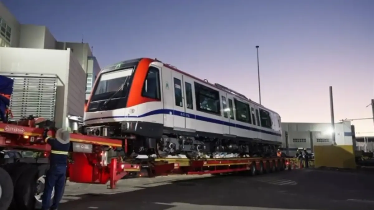 Nuevo tren del Metro de Santo Domingo