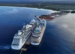 Abinader anuncia llegada de dos cruceros simultáneamente por primera vez a Pedernales