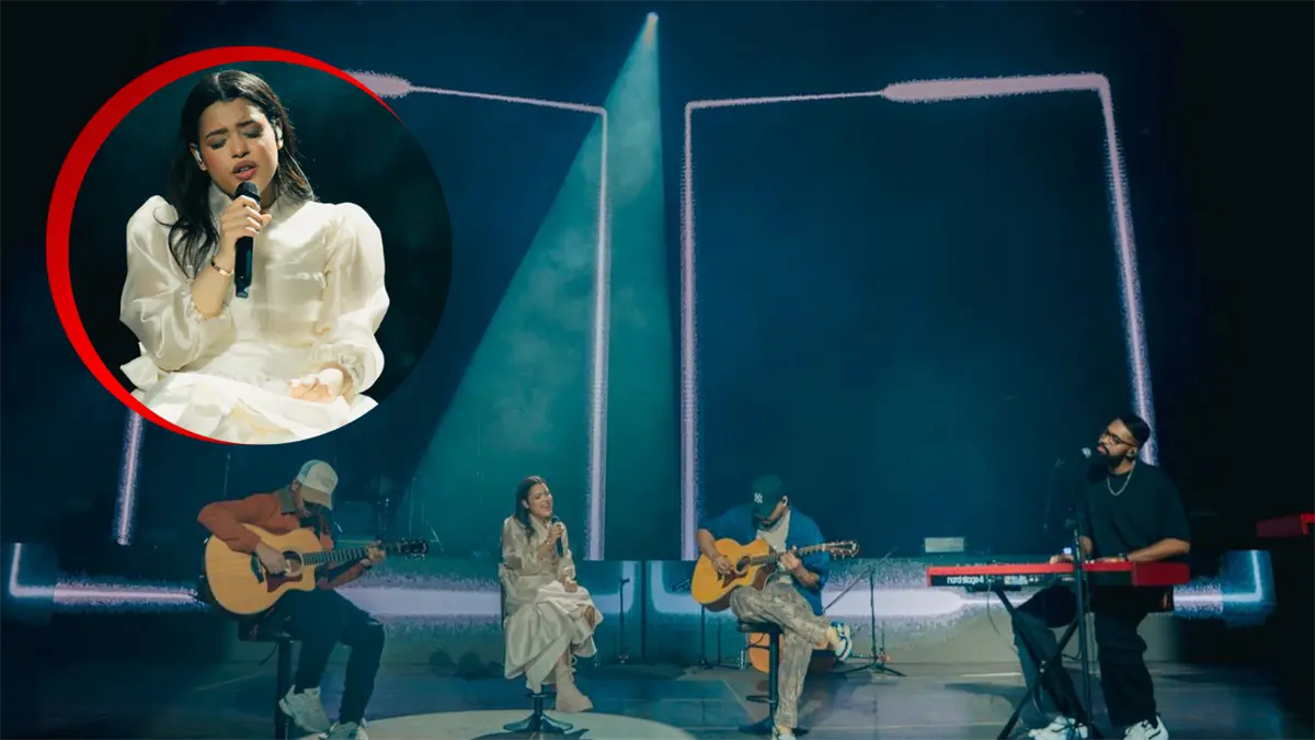 Averly Morillo y su banda.