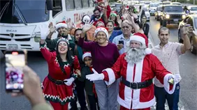 Caracas celebra su tradicional Santa navideño en medio de la tensión con EE.UU.