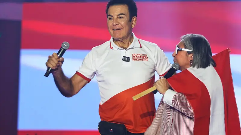 Nasralla optimista ante el resultado final de las elecciones en Honduras