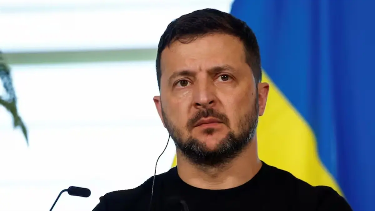 El presidente de Ucrania, Volodímir Zelenski.