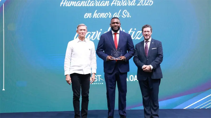 David Ortiz recibe el Humanitarian Award 2025 por su labor a favor de la niñez vulnerable