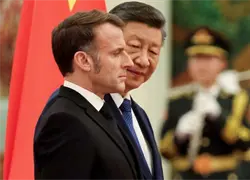 Macron ve en Xi voluntad de contribuir a la estabilidad y a la paz en Ucrania