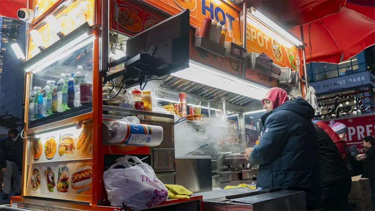 Negocio de comida callejera de Nueva York
