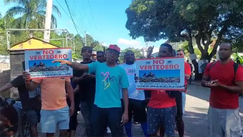 Residentes de El Pedregal protestan contra la instalación de un vertedero