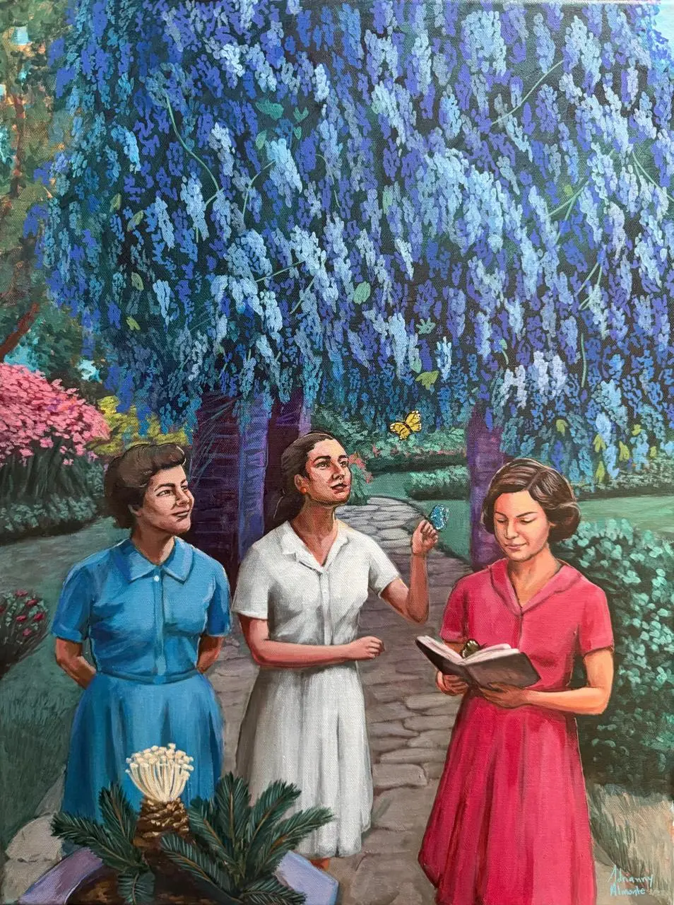 El premio Sguardo di Donna 2025 reconoce a Adrianny Almonte por su mural en Roma sobre las Hermanas Mirabal.