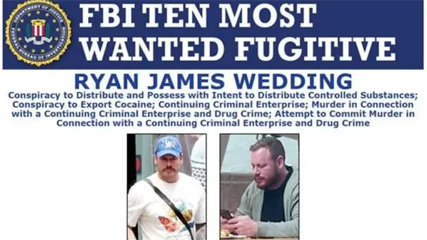 Recompensa de 15 millones de d&oacute;lares por Ryan Wedding, exatleta canadiense ligado al narcotr&aacute;fico